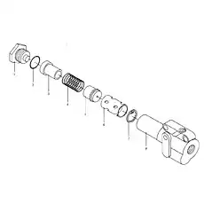 КОРПУС КЛАПАНА - Блок «FLD-F60 Клапан поддержания постоянной скорости протекания жидкости»  (номер на схеме: 8)