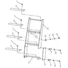 ОПОРА - Блок «LW560F.6.12 Лестница»  (номер на схеме: 5)