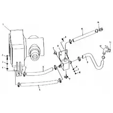 Шланг - Блок «Система воздушного отопления LW330F(II).21»  (номер на схеме: 15)