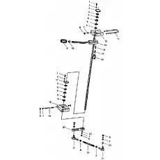Вал ручки - Блок «Верхний механизм Z3.7.2»  (номер на схеме: 13)