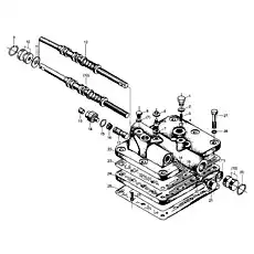 Screw M6x16 - Блок «Распределительный клапан трансмиссии»  (номер на схеме: 25)