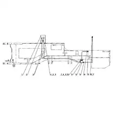 Water Pipe - Блок «Трубопроводны системы отопления кабины»  (номер на схеме: 14)