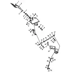 FITTING M10x1 - Блок «Педаль замедлителя»  (номер на схеме: 1)