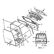 SCREW M4X45-Zn - Блок «Панель указателей»  (номер на схеме: 9)