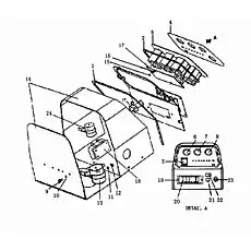 SCREW M4X45-Zn - Блок «Панель указателей»  (номер на схеме: 9)