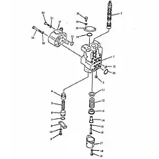 BOLT - Блок «Клапан управление рыхлителем»  (номер на схеме: 15)