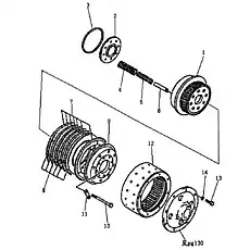 WASHER,LOCK - Блок &laquo;Рулевая муфта&raquo;  (номер на схеме: 11)