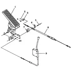 Pressure Plate - Блок «Draw Cable Device (C6121) 504520000»  (номер на схеме: 6)