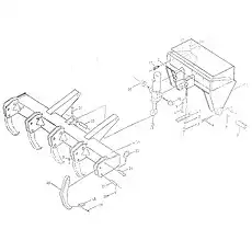 Nut M16-8(GB6170-86) - Блок «Rear Ripper 071100000»  (номер на схеме: 16)