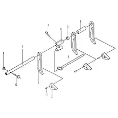 Pin 16x50(GB879-86) - Блок «Ripper Teeth 061100000»  (номер на схеме: 11)