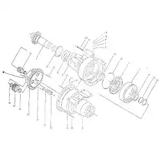 Washer 10 (JB1002-77) - Блок «Support Device of Rear Axle 391120000»  (номер на схеме: 29)
