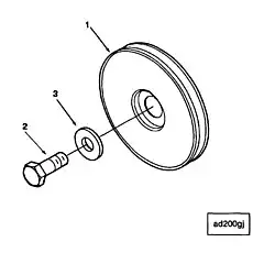 Washer, Plain (M20) - Блок «Accessory Drive Pulley»  (номер на схеме: 3)