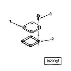 Cover, Intake Manifold - Блок «Air Intake Connection»  (номер на схеме: 1)