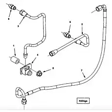 Spacer, Mounting - Блок «Fuel Plumbing»  (номер на схеме: 1)