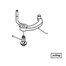 Screw, Hex Flange Head Cap (M10 x 1.50 x 25) - Блок «Piston Cooling Nozzle»  (номер на схеме: 2)