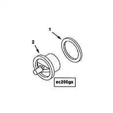Seal, Thermostat - Блок «Термостат»  (номер на схеме: 1)
