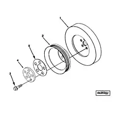 Damper, Vibration (Recon equivalent 3161942 RX) - Блок «Vibration Damper»  (номер на схеме: 1)