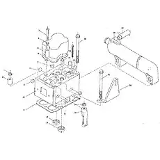 Nozzle holder - Блок «Головка блока цилиндров»  (номер на схеме: 17)