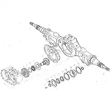 Passive spur gear - Блок «Привод промежуточной оси II D1030100652ZY»  (номер на схеме: 6)