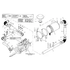 SPRING WASHER  Part#00776 replaced by 601138, price:0.200 - Блок «ENGINE AIR INTAKE  6CTAA8.3-C»  (номер на схеме: 40)