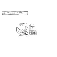 SPACER - Блок «FIXING SEAT FOR ELECTRICACTUATOR  TAD720VE»  (номер на схеме: 10)