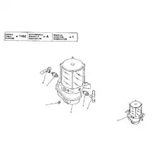 ELECTRIC PUMP ASSY - Блок «GREASE LUBRICATION SYSTEM - ELECTRIC PUMP»  (номер на схеме: 1)