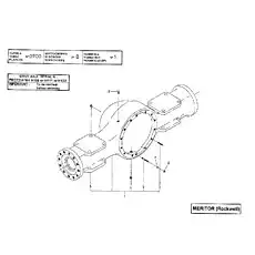 LONG STUD - Блок «HOUSING (MERITOR) (1st VERSION)»  (номер на схеме: 2)