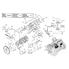 BRACKET (+) - Блок «INJECTION PUMP GROUP AND FUEL FILTERS  6CTAA8.3-C»  (номер на схеме: 79)