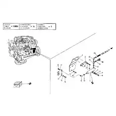 REPAIR SET - Блок «Управление акселератором на двигателе (TWD1230VE)»  (номер на схеме: 4)
