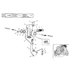GASKET - Блок «Двигатель - Турбокомпрессор»  (номер на схеме: 9)