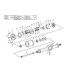 O-RING  Part#540715 replaced by 523478, price:2.822 - Блок «Передний привод оси - Корпус»  (номер на схеме: 15)