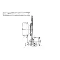 BRAKE CARRIER - Блок «Передний привод оси - Парковочный тормоз»  (номер на схеме: 3)