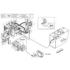HYDRAULIC-MOTOR - Блок «HYDRAULIC OIL COOLING SYSTEM»  (номер на схеме: 3)