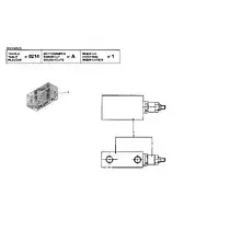 CONTROL VALVE - Блок «CONTROL VALVE 545763»  (номер на схеме: 1)