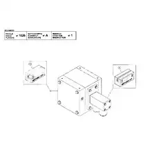 SPOOL (+) - Блок «CONTROL VALVE 557742 + 557743»  (номер на схеме: 1)