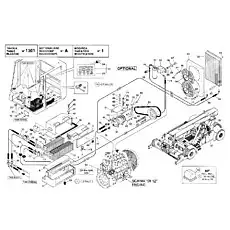 ELECTRIC WIRING HARNESS - Блок «ELECTRONIC CLIMATE SYSTEM WITH ELECTRIC-FANS (SCANIA) (OPT)»  (номер на схеме: 24)