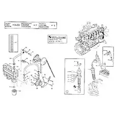 STRAP - Блок «ENGINE-INJECTION PUMP GROUP AND FILTERS (VOLVO TAD720VE)»  (номер на схеме: 26)