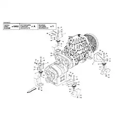 SPRING WASHER - Блок «ENGINE INSTALLATION (SCANIA DI12)»  (номер на схеме: 14)