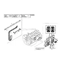(+) - Блок «ENGINE (SCANIA DC12) - ENGINE CONTROL SYSTEM»  (номер на схеме: 7)