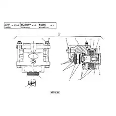 BRAKE CYLINDER ASS.Y - Блок «Передний привод оси - Тормозной цилиндр (KESSLER)»  (номер на схеме: 1)