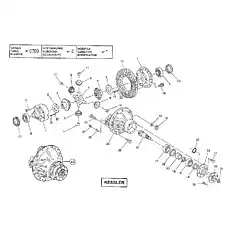 PLANETARY GEAR - Блок «Передний привод оси - Группа дифференциала (KESSLER)»  (номер на схеме: 5)