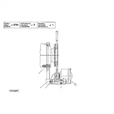 BRAKE CARRIER - Блок «Передний привод оси - Парковочный тормоз (KESSLER)»  (номер на схеме: 3)