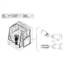 GEARBOX CONTROL SELECTOR(L.H.SIDE) - Блок «Управление коробкой передач»  (номер на схеме: 1)