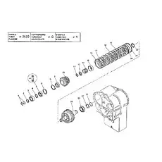 STOP RING - Блок «GEARBOX - FORWARD CLUTCH SHAFT GROUP (HR36000)»  (номер на схеме: 11)