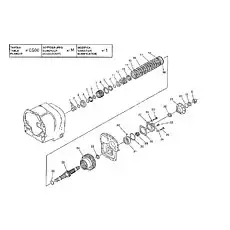 NUT - Блок «GEARBOX - OUTPUT SHAFT GROUP & 4TH SPEED (HR32000)»  (номер на схеме: 9)