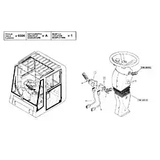 NUT - Блок «Управляющий переключатель освещения и коробки передач»  (номер на схеме: 8)