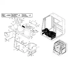 SCREW - Блок «Панели и крышки внутри кабины водителя 2»  (номер на схеме: 12)