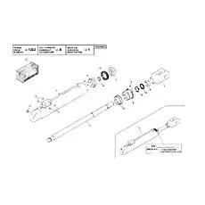 GASKETS SET ASS.Y - Блок «CYLINDER FOR OUTRIGGERS»  (номер на схеме: 21)