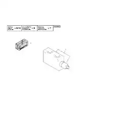 NUT - Блок «ELECTRONIC OPERATING SYS.  MIDMAC  - (DRIVER S CAB)»  (номер на схеме: 17)