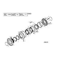 BRAKE HOUSING - Блок «Передний привод оси - Тормоз»  (номер на схеме: 3)